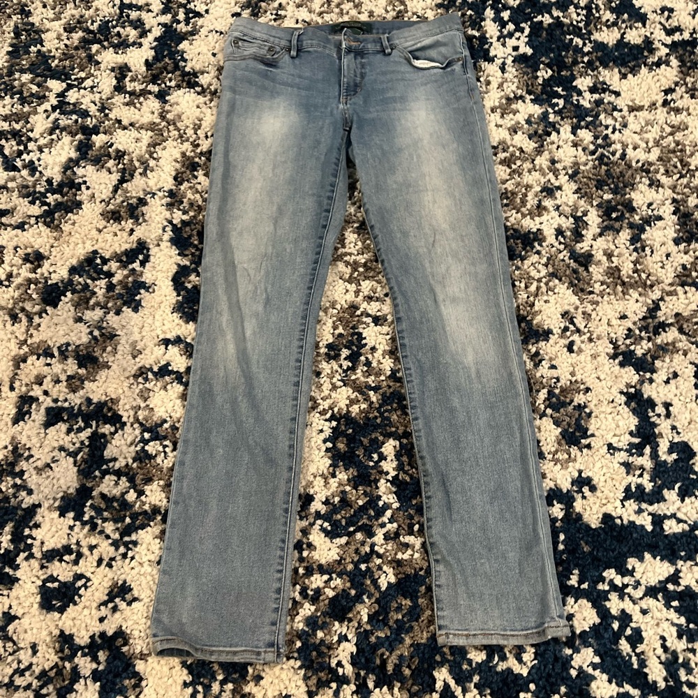 Ralph Lauren LRL Denim Modern Skinny Jeans - Womens Size 6 - Light Wash